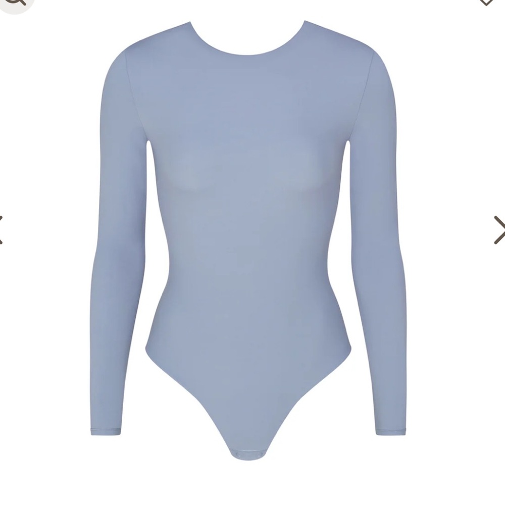 NWT SKIMS Fits Everybody Long Sleeve Low Back Bodysuit